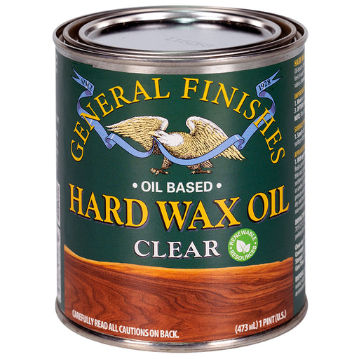 General Finishes Hard Wax Oil Clear B807-ul - 1/2 Pint by General Finishes | LCB Paint & Supply
