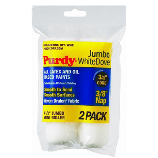 Purdy White Dove Roller Cover Jumbo - 3/8in x 3/8in Nap by Purdy | LCB Paint & Supply