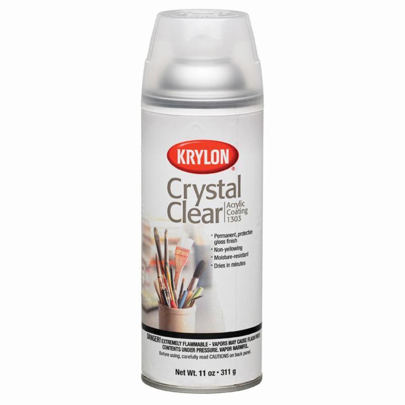 Krylon Spr Acrylic Crystal Clear - 11 oz by Krylon | LCB Paint & Supply