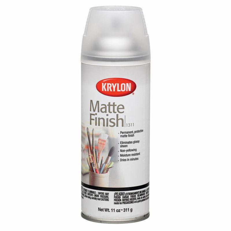 Krylon Spr Matte Finish Clear - 11 oz by Krylon | LCB Paint & Supply