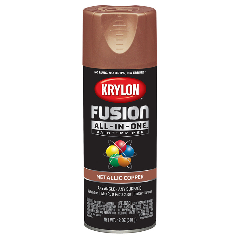 Krylon Fusion All-in-One Spray Paint - Copper (12 oz) by Krylon | LCB Paint & Supply