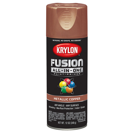 Krylon Fusion All-in-One Spray Paint - Copper (12 oz) by Krylon | LCB Paint & Supply
