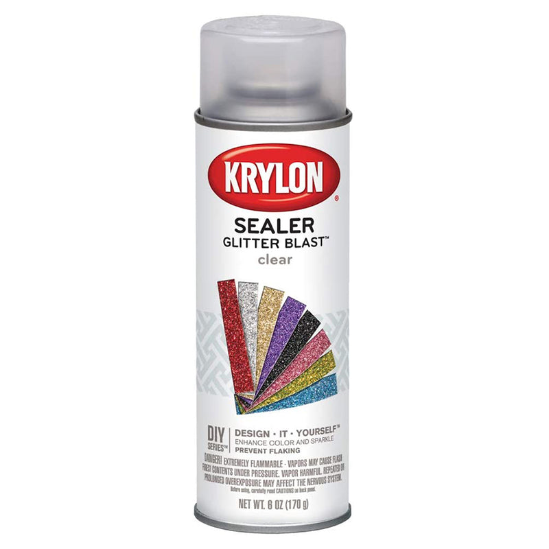 Krylon Spr Glitter Blast Clear Seal - 6 oz by Krylon | LCB Paint & Supply