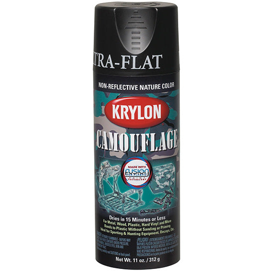 Krylon Spr Camoflage Paint Black - 11 oz by Krylon | LCB Paint & Supply