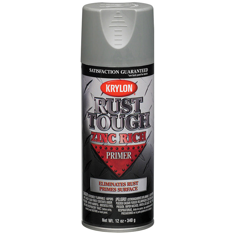 Krylon Spr Rust-Oleum Tough Zinc Primer - 12 oz by Krylon | LCB Paint & Supply