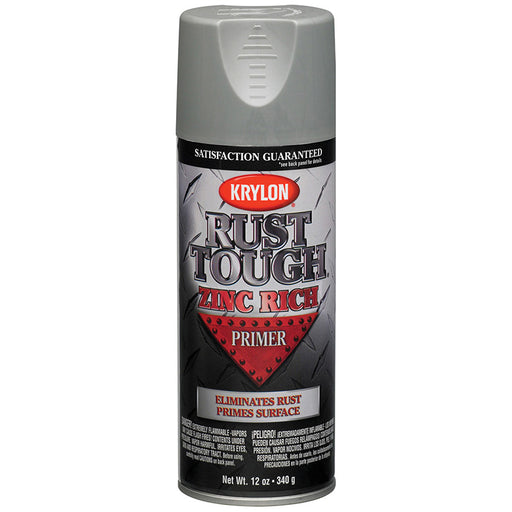 Krylon Spr Rust-Oleum Tough Zinc Primer - 12 oz by Krylon | LCB Paint & Supply