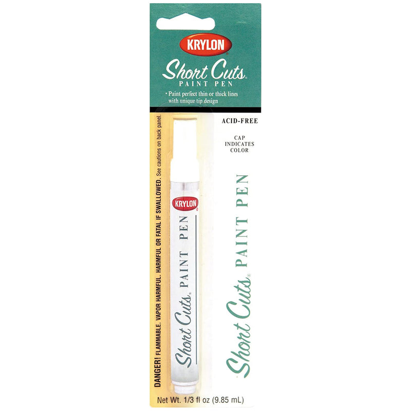 Krylon Shortcuts Paint Pen Gloss White by Krylon | LCB Paint & Supply