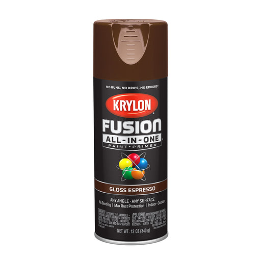 Krylon Fusion All-in-One Spray Paint - Espresso (12 oz) by Krylon | LCB Paint & Supply