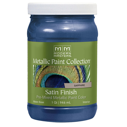 Modern Masters Sapphire Metallic Paint - 30 oz by Modern Masters | LCB Paint & Supply