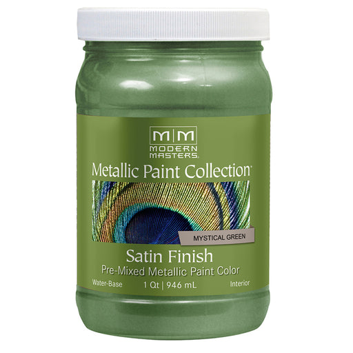Modern Masters Mystical Green Metallic Paint - 30 oz by Modern Masters | LCB Paint & Supply