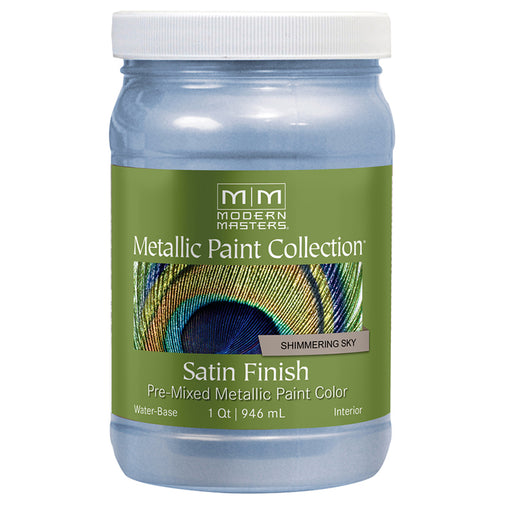 Modern Masters Shimmering Sky Metallic Paint - 30 oz by Modern Masters | LCB Paint & Supply