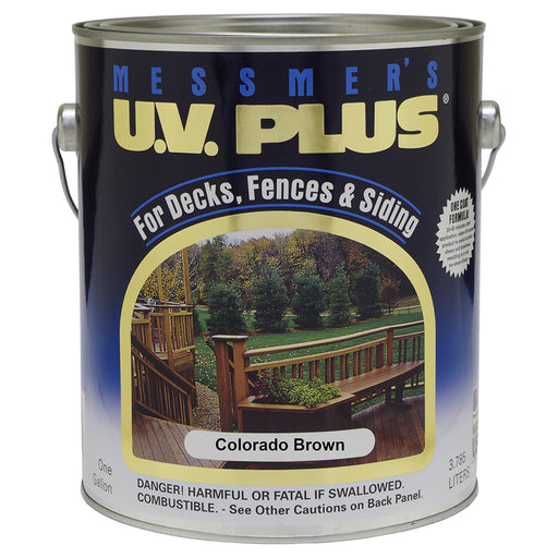 Messmers UV Plus Stain Colorado Brwn - Gallon by Messmer's | LCB Paint & Supply