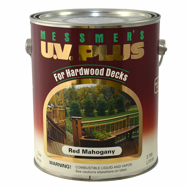 Messmers UV Plus Stain 250 Hardwood Red Mahogany - Gallon by Messmer's | LCB Paint & Supply