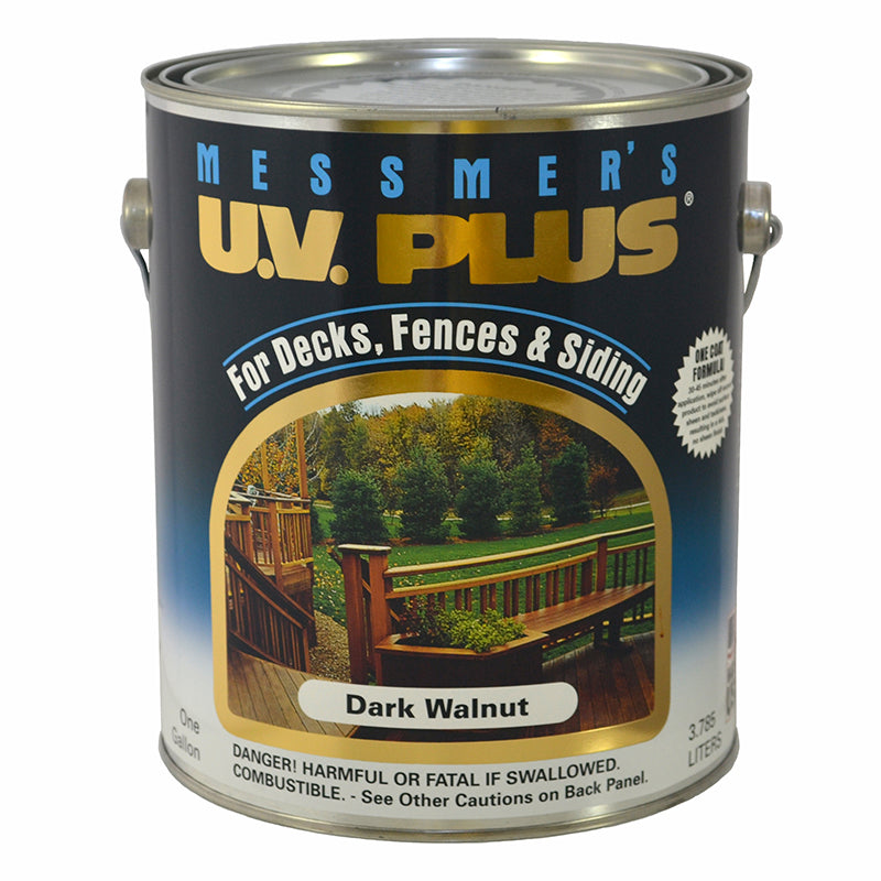 Messmers UV Plus Stain Semi Dk Walnt - Quart by Messmer's | LCB Paint & Supply