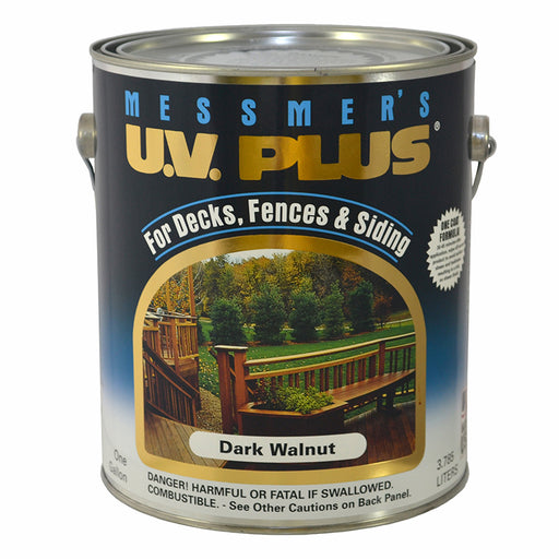 Messmers UV Plus Stain Semi Dk Walnt - Quart by Messmer's | LCB Paint & Supply