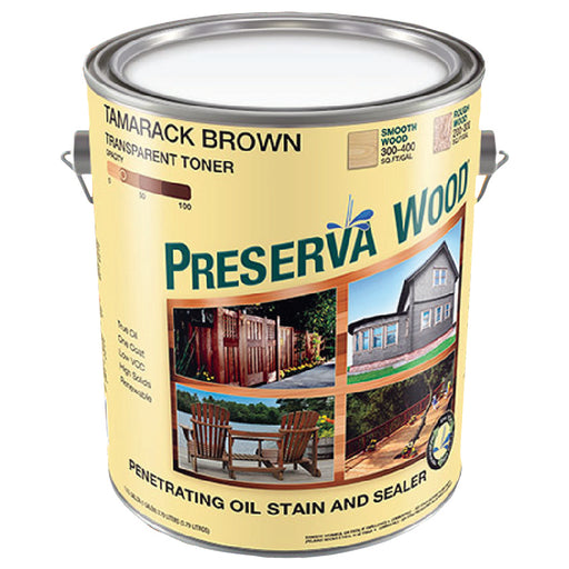 Preserva Wood 250voc Trans Tam - Gallon by Preserva Products, Ltd. | LCB Paint & Supply