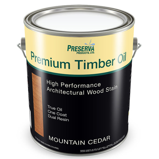 Preserva Tmbr Oil 250voc Mtn Cedar - Gallon by Preserva Products, Ltd. | LCB Paint & Supply