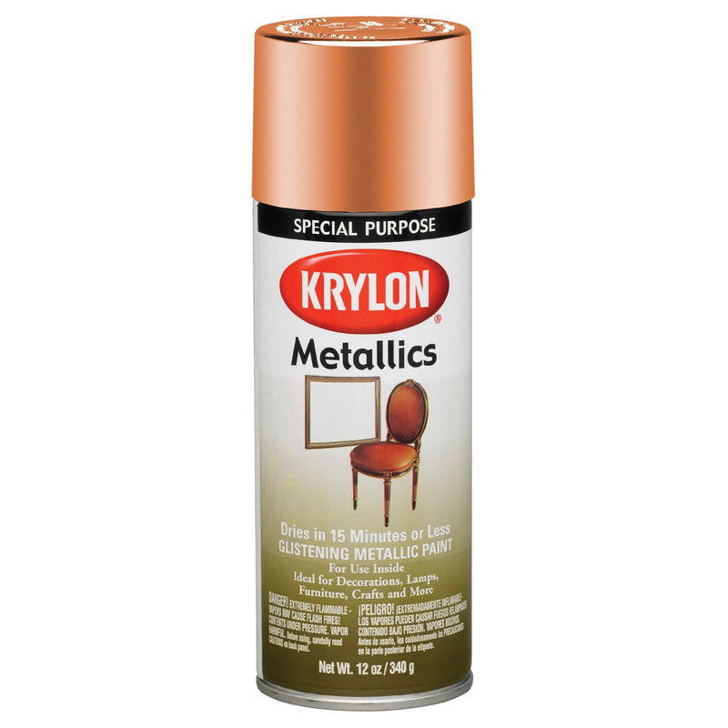 Krylon Spr Metallic Enamel Copper - 12 oz by Krylon | LCB Paint & Supply