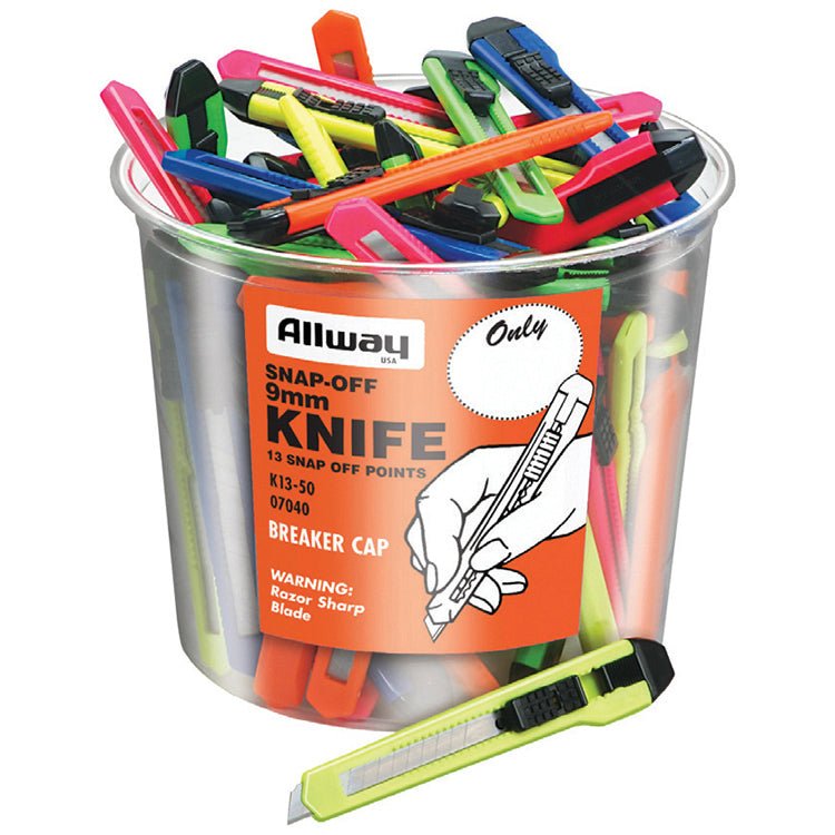 Allway 13 - point Breakaway Knives K13 - 50 - LCB Paint & Supply