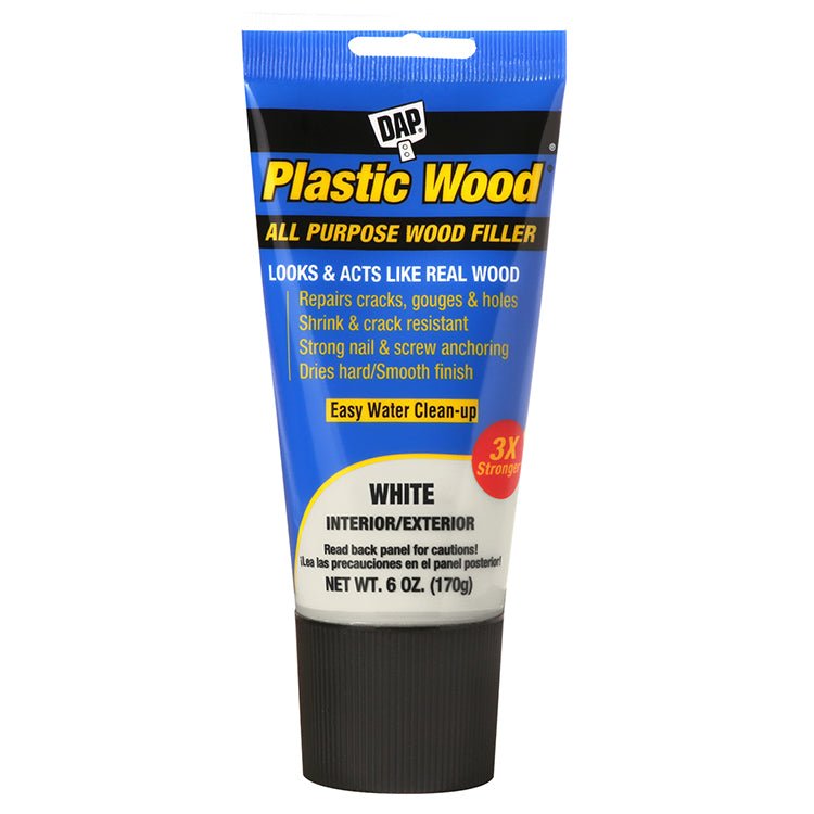 DAP Plastic Wood All Purpose Wood Filler White - 6 oz - LCB Paint & Supply