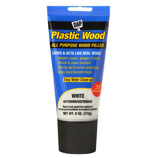 DAP Plastic Wood All Purpose Wood Filler White - 6 oz - LCB Paint & Supply