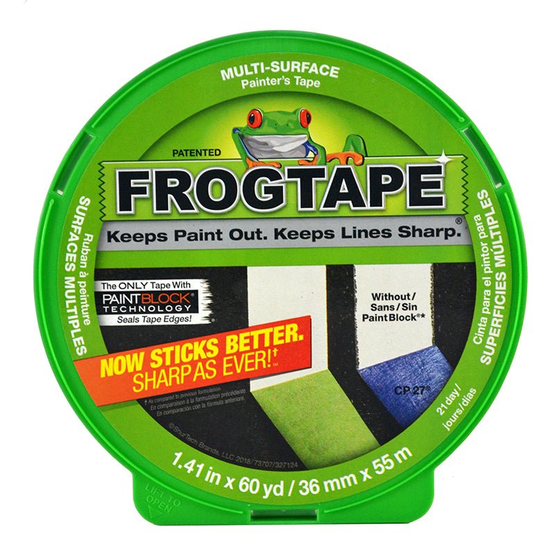 FrogTape Multi - Surface (Green) Painter's Tape - 1.41in x 60yd - LCB Paint & Supply