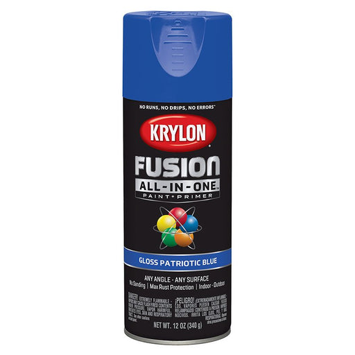 Krylon Fusion All - in - One Spray Paint - Patriotic Bl (12 oz) - LCB Paint & Supply