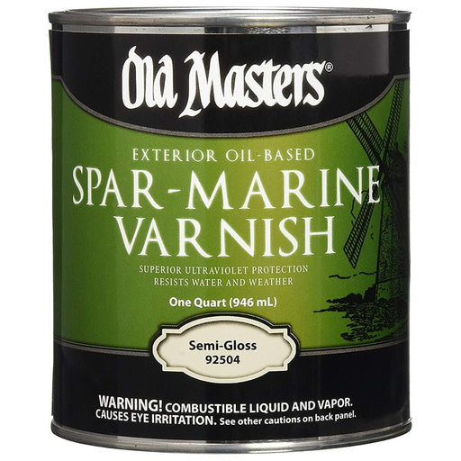 Old Masters Spar Marine Varnish - Quart - LCB Paint & Supply