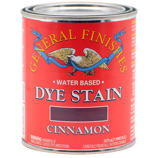 Pint General Finishes WB Dye Stain Cinnamon - LCB Paint & Supply