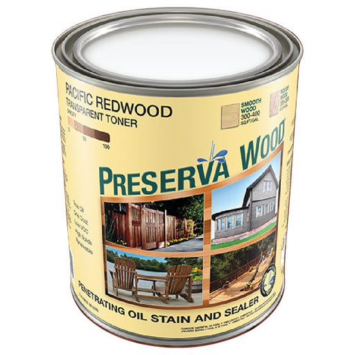 Preserva Wood 250voc Trans Pac - Quart - LCB Paint & Supply