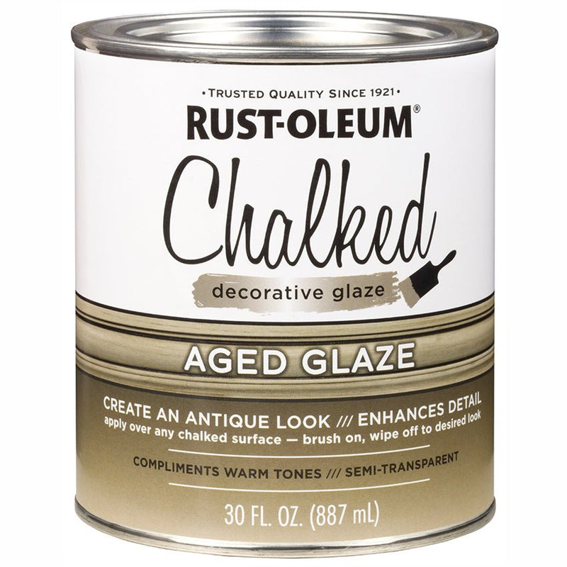 Rust - Oleum Chalked Quart Rust - Oleum Chalked Paint Matte Aged Glaze - LCB Paint & Supply