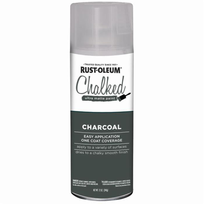 Rust - Oleum Chalked Spray Rust - Oleum Chalked Paint Matte Charcoal - LCB Paint & Supply