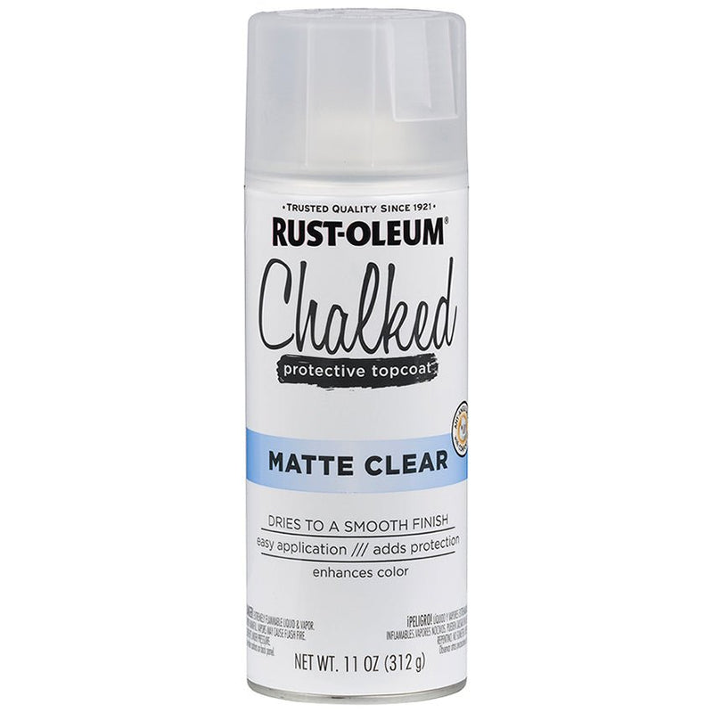 Rust - Oleum Chalked Spray Rust - Oleum Chalked Paint Matte Clear - LCB Paint & Supply