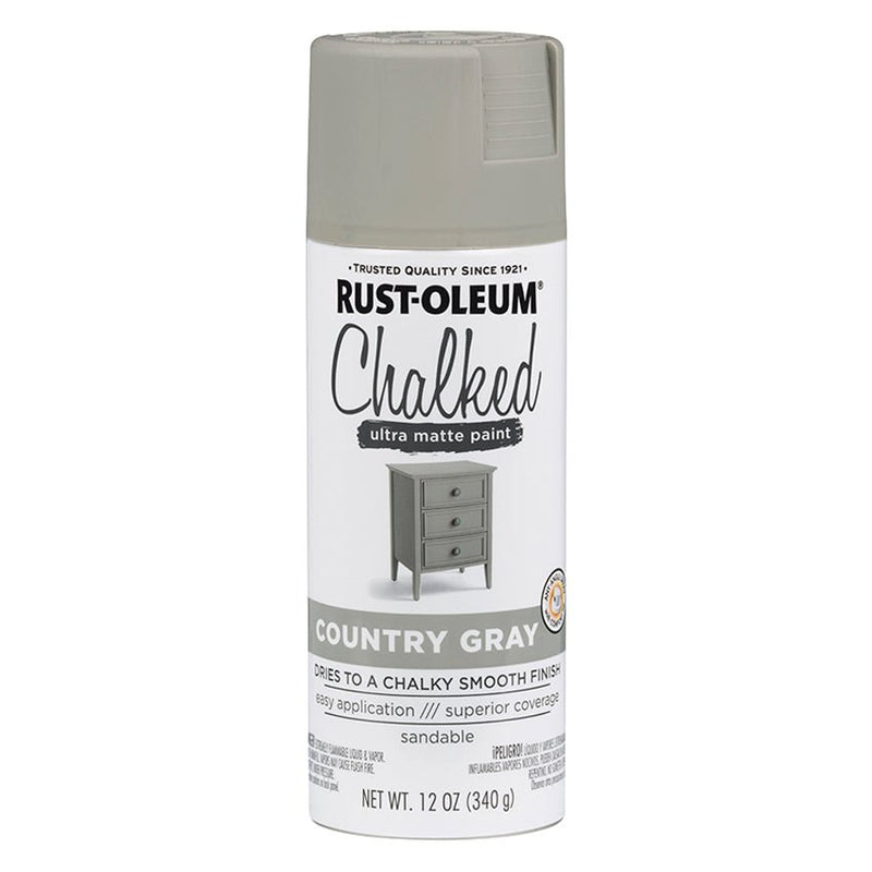 Rust - Oleum Chalked Spray Rust - Oleum Chalked Paint Matte Cntry Gray - LCB Paint & Supply