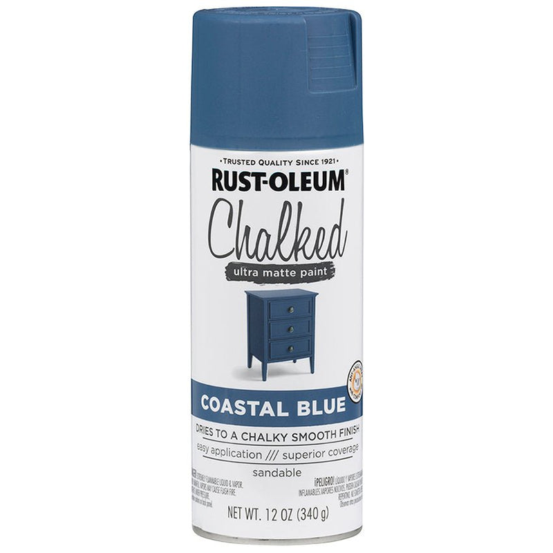 Rust - Oleum Chalked Spray Rust - Oleum Chalked Paint Matte Cstl Blue - LCB Paint & Supply