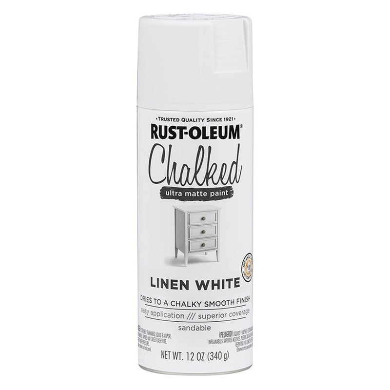 Rust - Oleum Chalked Spray Rust - Oleum Chalked Paint Matte Linen Wht - LCB Paint & Supply