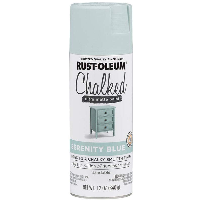 Rust - Oleum Chalked Spray Rust - Oleum Chalked Paint Matte Srnty Blue - LCB Paint & Supply