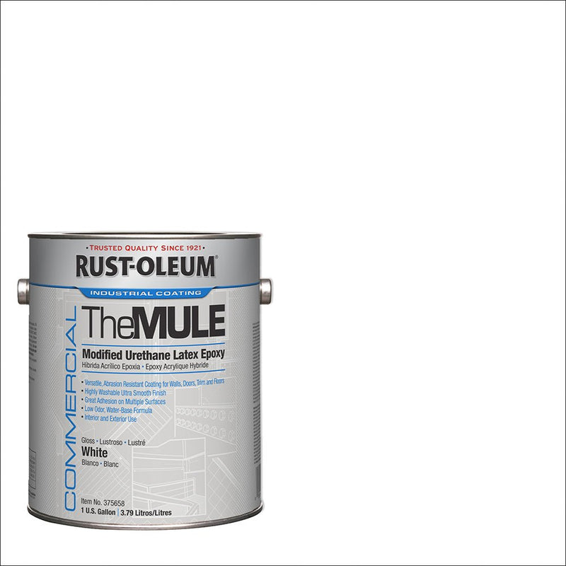 Rust - Oleum MULE White Semi - Gloss - Gallon - LCB Paint & Supply
