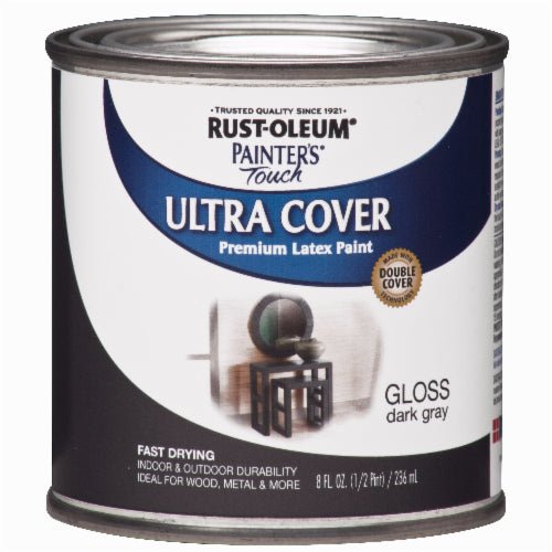 Rust - Oleum Painter's Touch Ultra Cover Dark Gray - Half Pint - LCB Paint & Supply