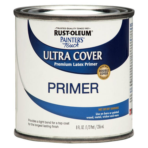 Rust - Oleum Painter's Touch Ultra Cover White Primer - Half Pint - LCB Paint & Supply