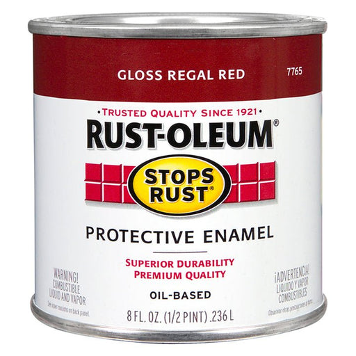 Rust - Oleum Protective Enamel Regal Red - Half Pint - LCB Paint & Supply