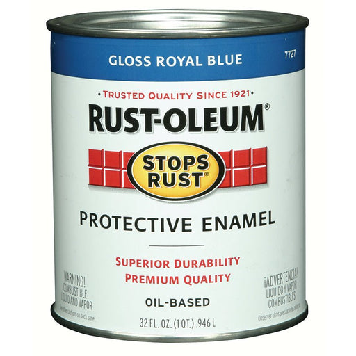 Rust - Oleum Protective Enamel Royal Blue - Quart - LCB Paint & Supply