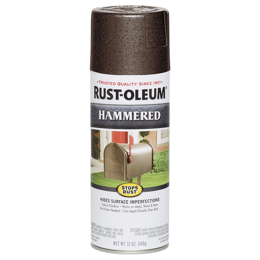 Rust - Oleum Spray Hammered Brown - 12 oz - LCB Paint & Supply