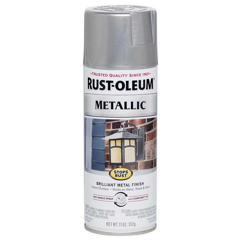 Rust - Oleum Spray Metallic Silver - 11 oz - LCB Paint & Supply