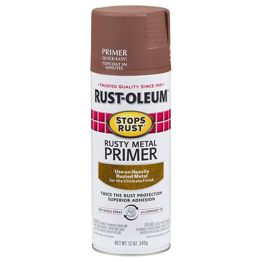 Rust - Oleum Spray Rusty Metal Primer - 12 oz - LCB Paint & Supply