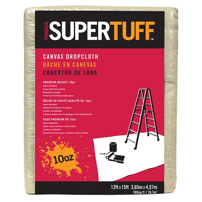 Trimaco Canvas Drop 10oz Premium - 12x15ft - LCB Paint & Supply