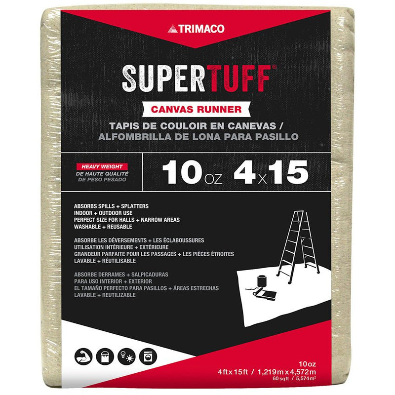 Trimaco Canvas Drop 10oz Premium - 4x15ft - LCB Paint & Supply