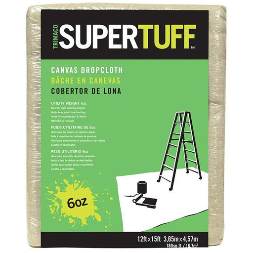 Trimaco Canvas Drop 6oz Utility - 12x15ft - LCB Paint & Supply