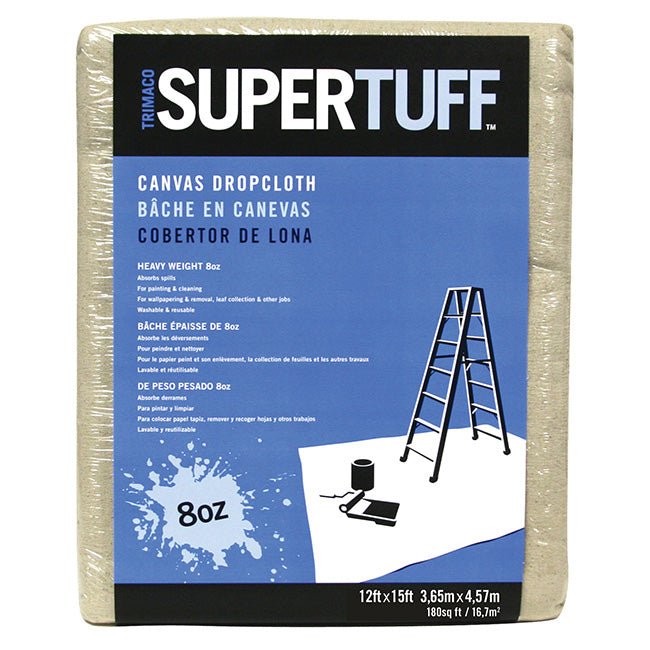 Trimaco Canvas Drop 8oz Premium - 12x15ft - LCB Paint & Supply