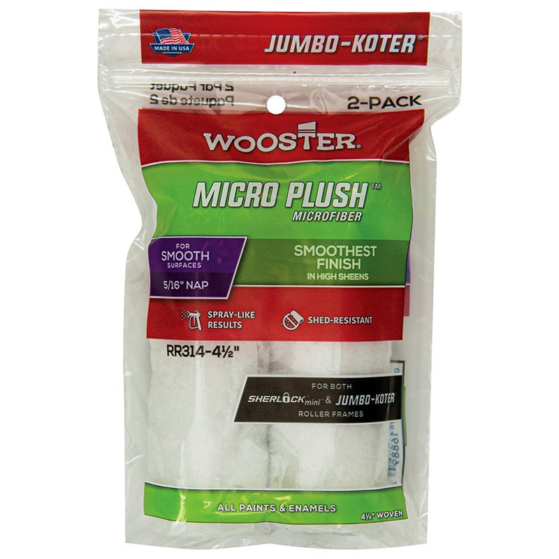 Wooster 4 - 1/2in Jumbo - Koter Micro Plush 5/16in 2 - Pack - LCB Paint & Supply
